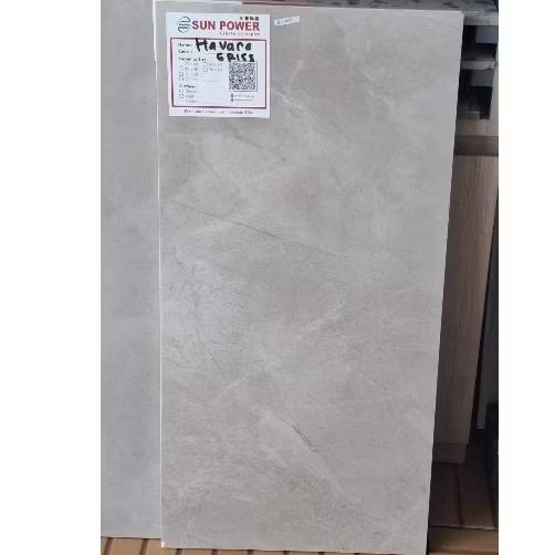 Sunpower Havana Griss 60x30 Grey Gloss Polished Surface Granit lantai dinding tembok indoor outdoor