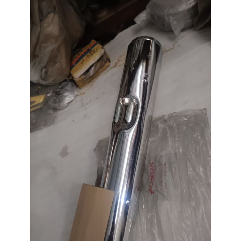 knalpot honda suprax100 original ahm kode part 18350-KEV-880