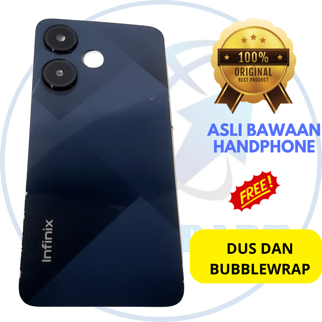tutup belakang backdoor baccover hp infinix hot 30 i - asli original copotan cabutan bawaan