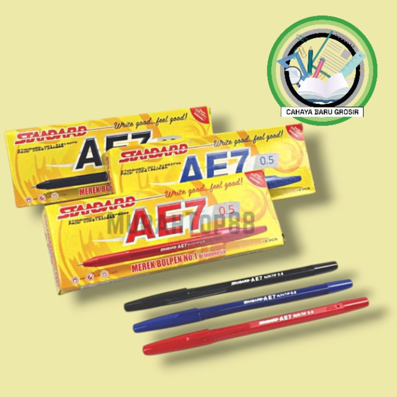 

Pulpen Standard AE7 isi 12pcs