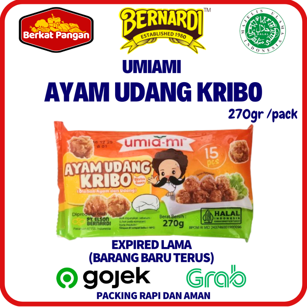 

UMIAMI Ayam Udang Kribo isi 15 270gr