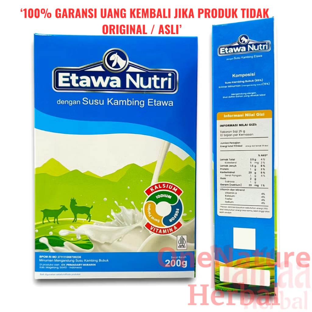 

Susu Kambing Etawa Nutri | Etawa Nutri Asli Original