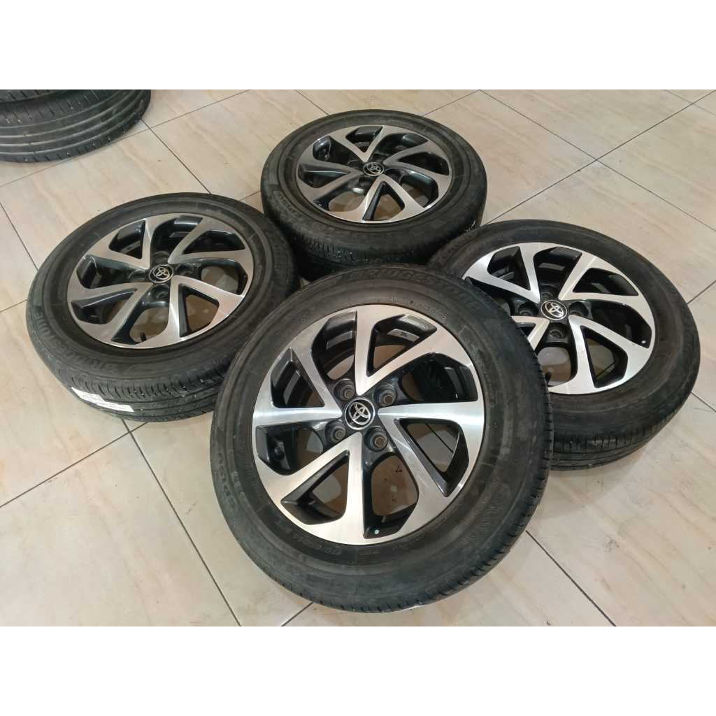 velg seken std agya trd r14x5 pcd 4x100 et45 plus ban masuk ke agya brio calya sigra dll
