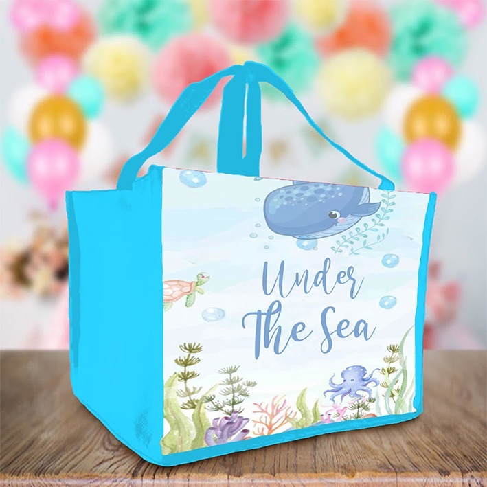 

Goodie Bag Tas Ultah Souvenir Ulang Tahun Tasyakuran Aqiqah goodie bag motif UNDER THE SEA