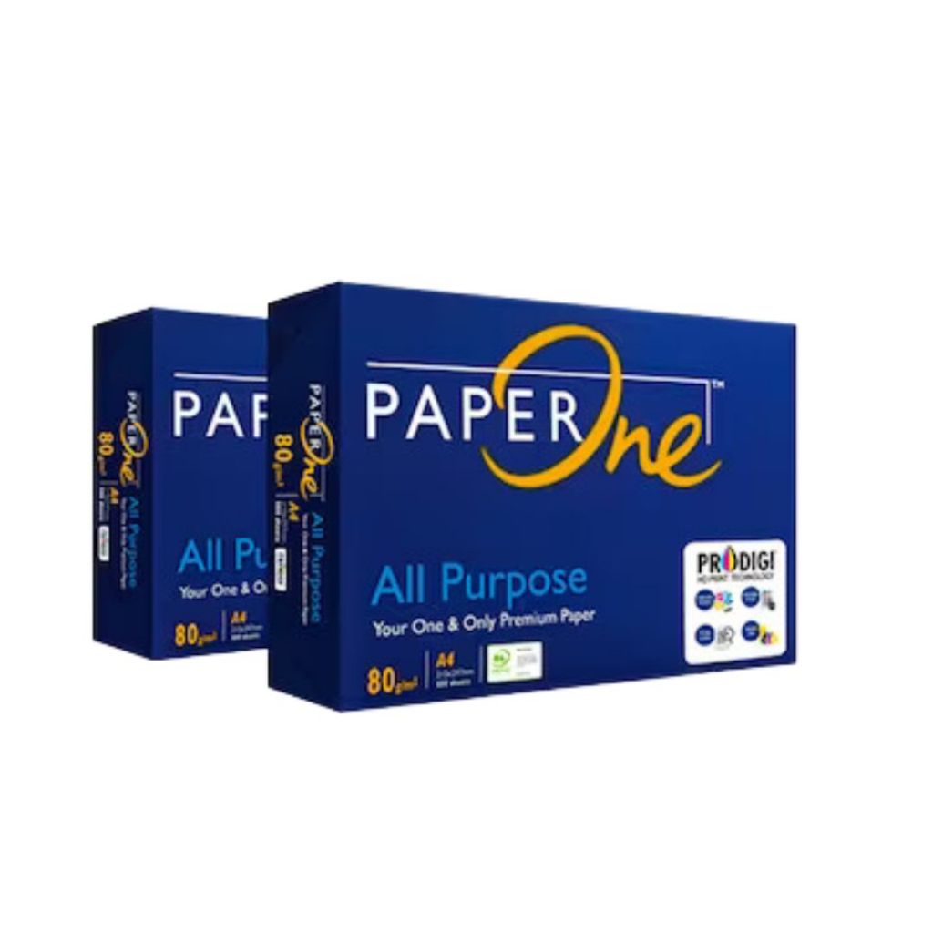 

PaperOne Kertas F4 80gr All Purpose 1rim (500 lembar) Kertas HVS