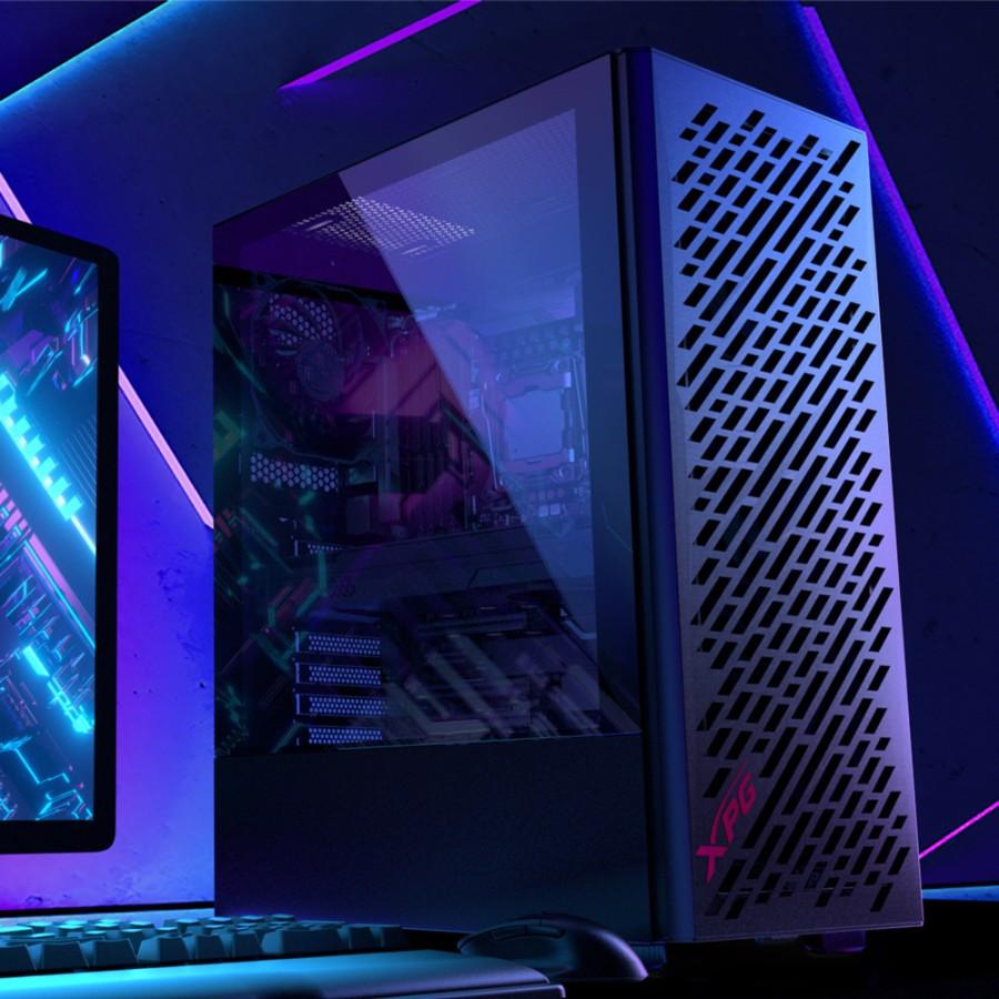 ADATA VALOR AIR COMPACT BLACK MID TOWER PC CASE CASING GAMING CHASSIS