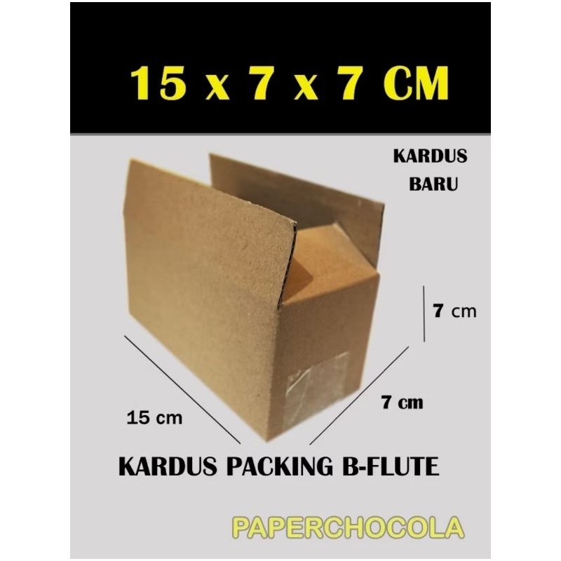 

kardus packing 15x7x7 1 psx isi 52 pcs