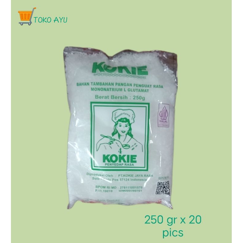

kokie penyedap rasa 250 gr x 20 pics