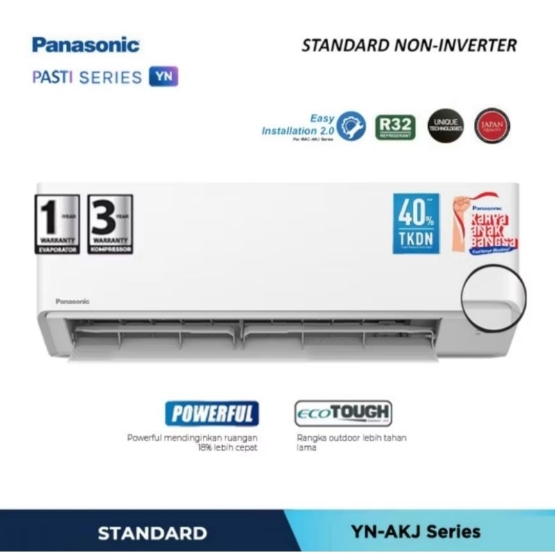 AC Split Panasonic 1/2PK YN-5AKJ Standard R32 eco