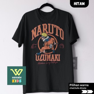 Kaos Anime Naruto Dewasa S–7XL Big Size Jumbo & Anak XS–XL | Baju Couple Keluarga Cotton Combed 24s 