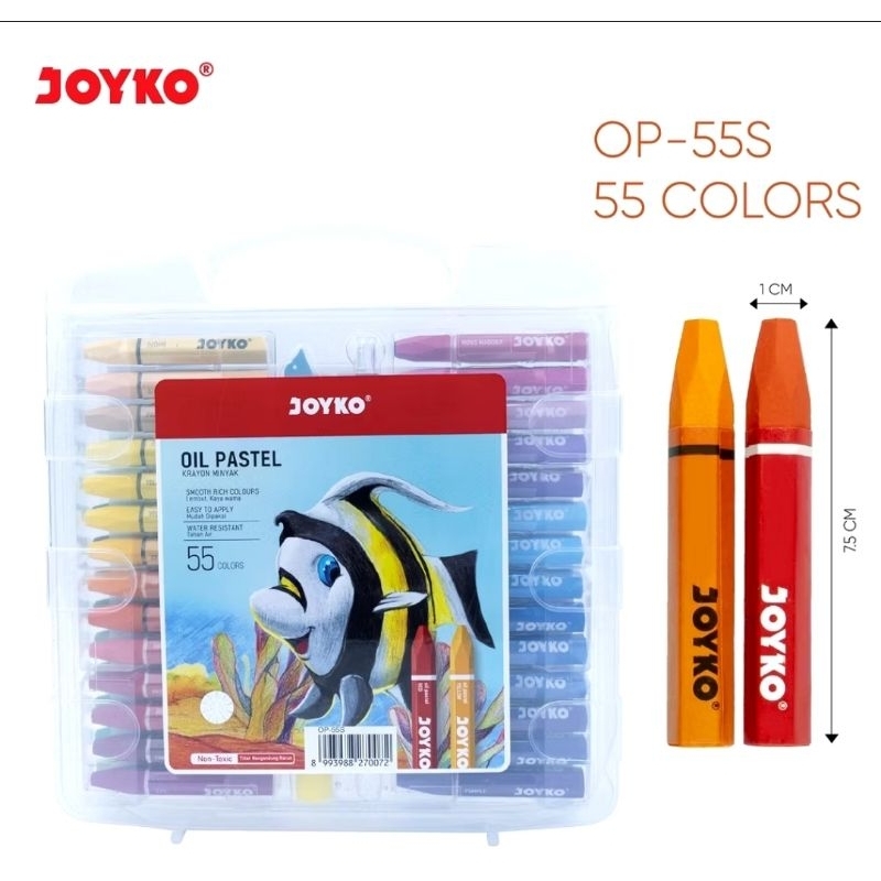

JOYKO CRAYON ISI 55 WARNA / SET