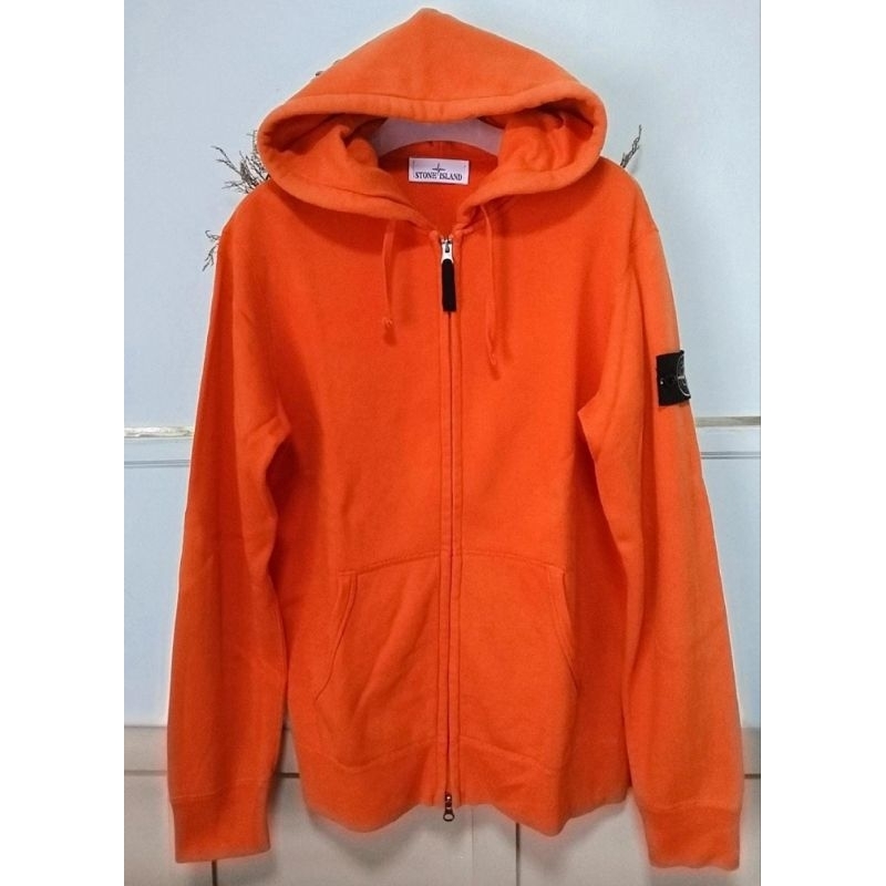 ZippHoodie Stone Island (orange)