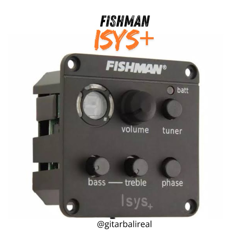 fishman isys+ / Spul Fishman / Equalizer Fishman / Fishman / Spul / Equalizer / Spul Gitar Fishman /