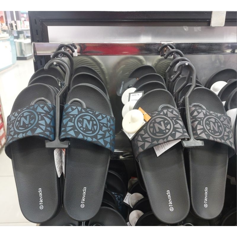 Sandal slop pria karet merk NEVADA