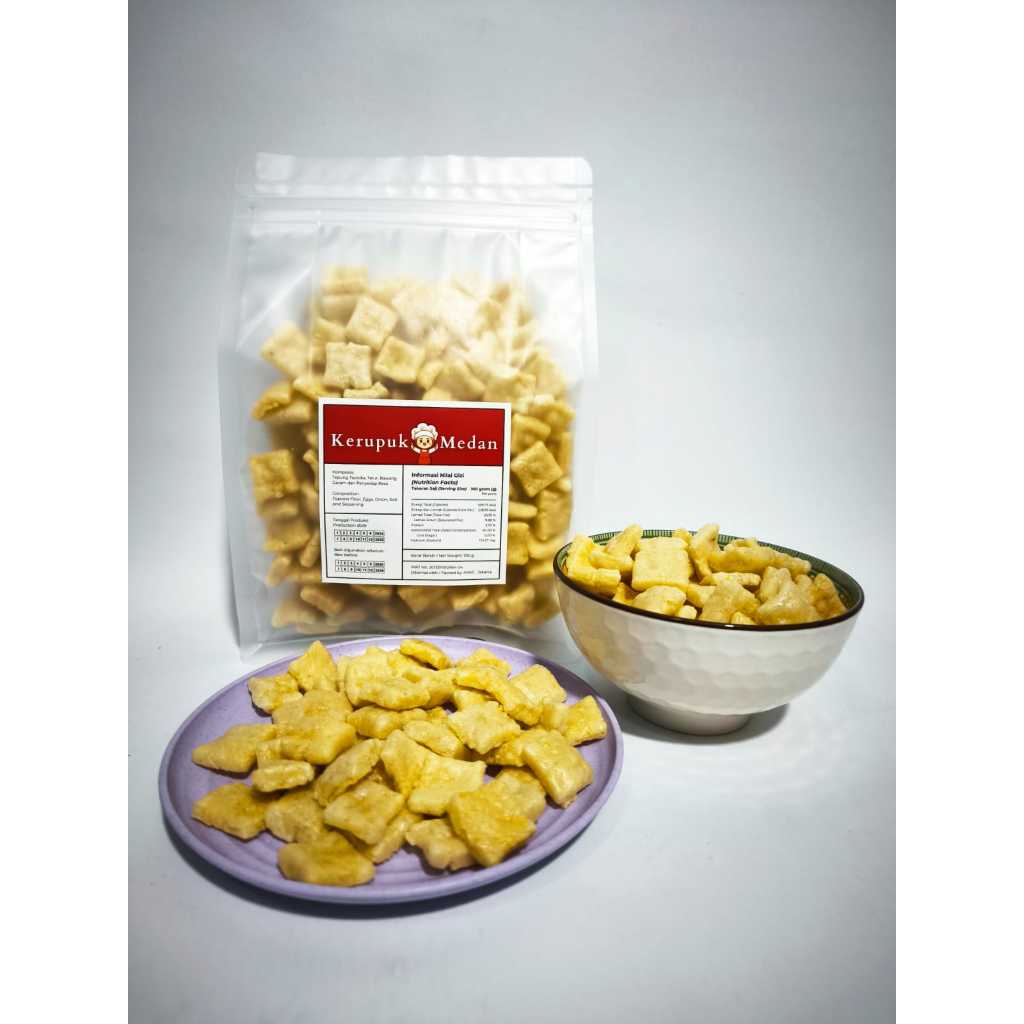 

ARAS - KERUPUK MEDAN 100 GRAM - KRUPUK MEDAN 100GR - CEMILAN SNACK KERUPUK BAWANG - KRUPUK BAWANG