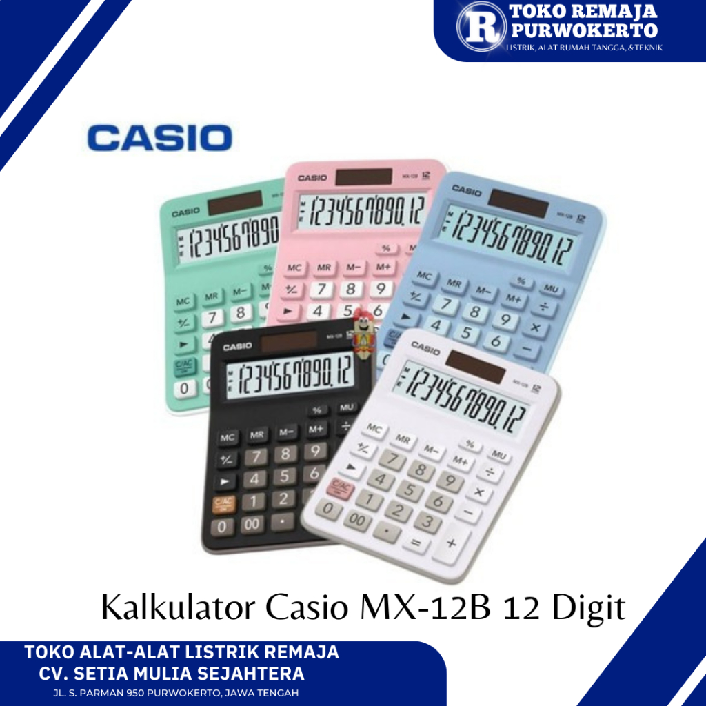 

Promo Kalkulator Casio MX-12B