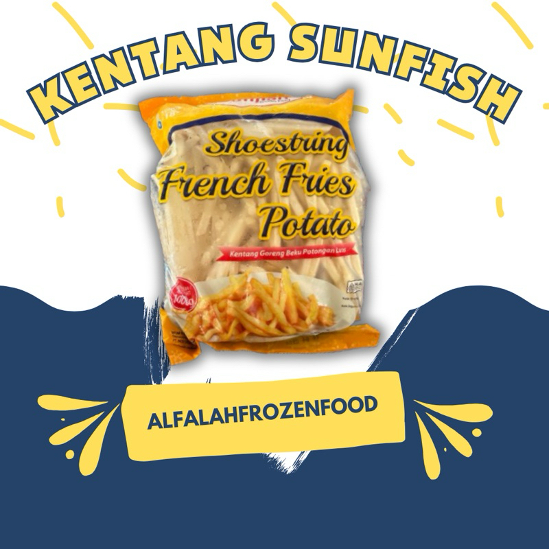 

KENTANG SUNFISH 1 KG | SHOESTRING FRIENCH FRIES POTATO