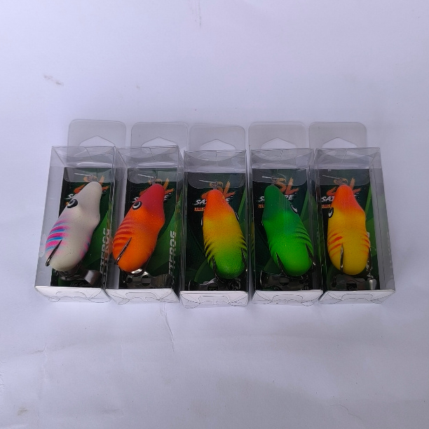 UMPAN CASTING SOFT FROG || IKAN GABUS DAN TOMAN || SAI LURE (Uk. 4,5cm)