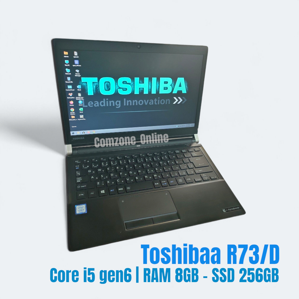 Laptop Core i5 gen6 i3 gen6 Ram 8GB SSD 256GB Dynabook R73