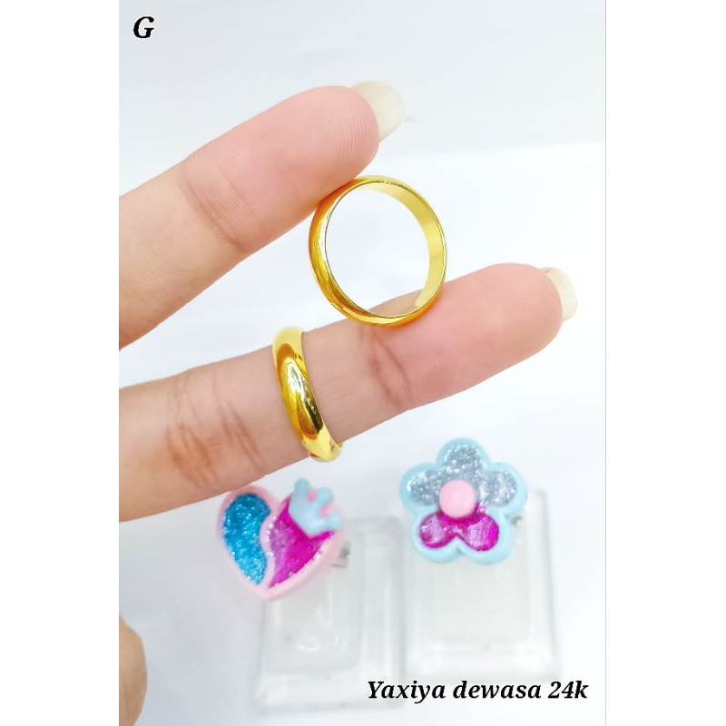 cincin polos yxy / cincin tunangan