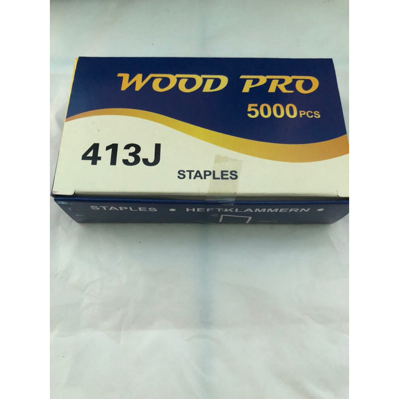 

Staples 413j wood pro blue / airnails 413 j wood pro blue / paku tembak angin 413 j wood pro blue isi 5000pcs