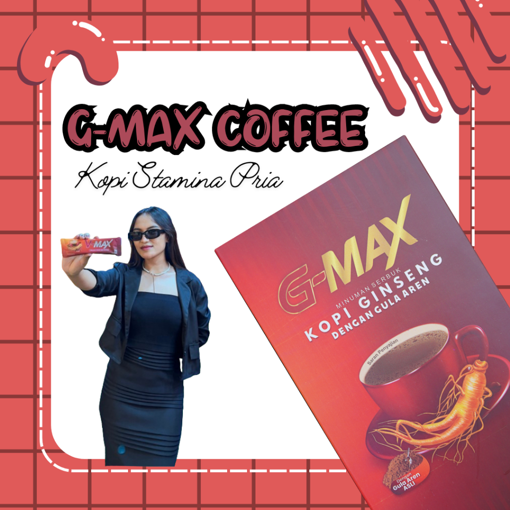 

KOPI GMAX Kopi Gingseng Kopi Penambah Stamina Pria Dewasa Origanal BPOM - Kopi Dewasa Tahan Lama Terbaik