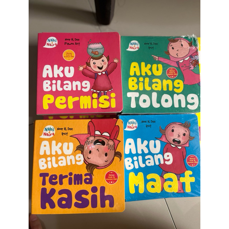Mizan buku anak Nabil naura buku cerita boardbook naura kids kado lebaran buku cerita muslim buku is
