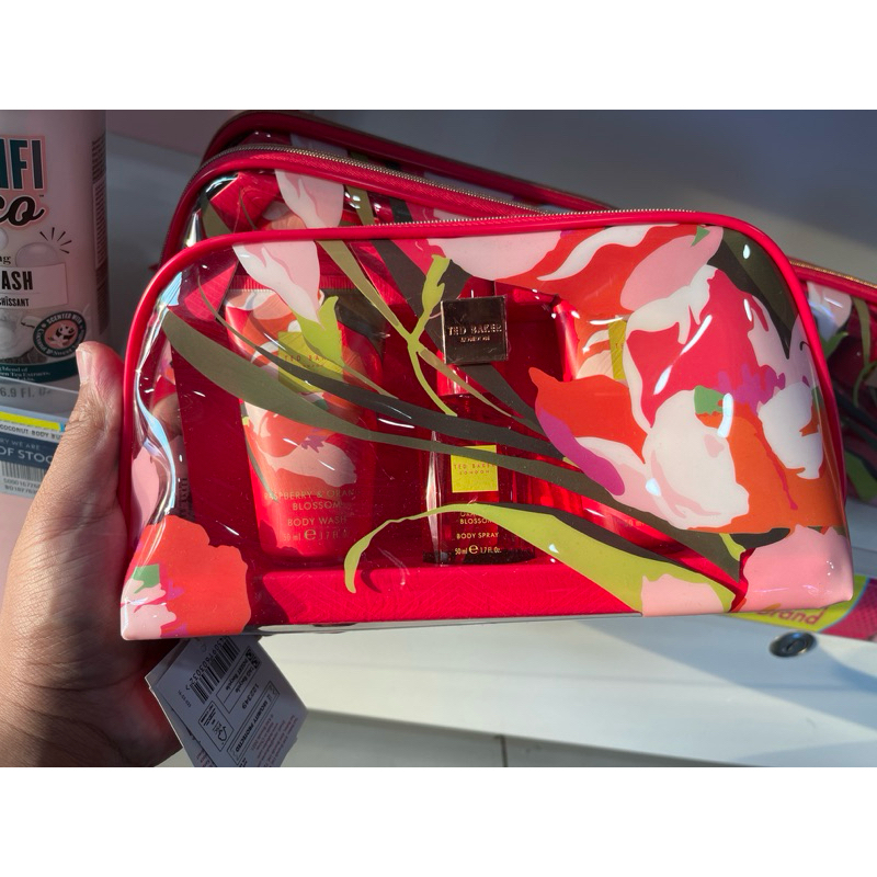 TED BAKER LONDON RASPBERRY & ORANGE BLOSSOM GIFT SET ISI 3pcs