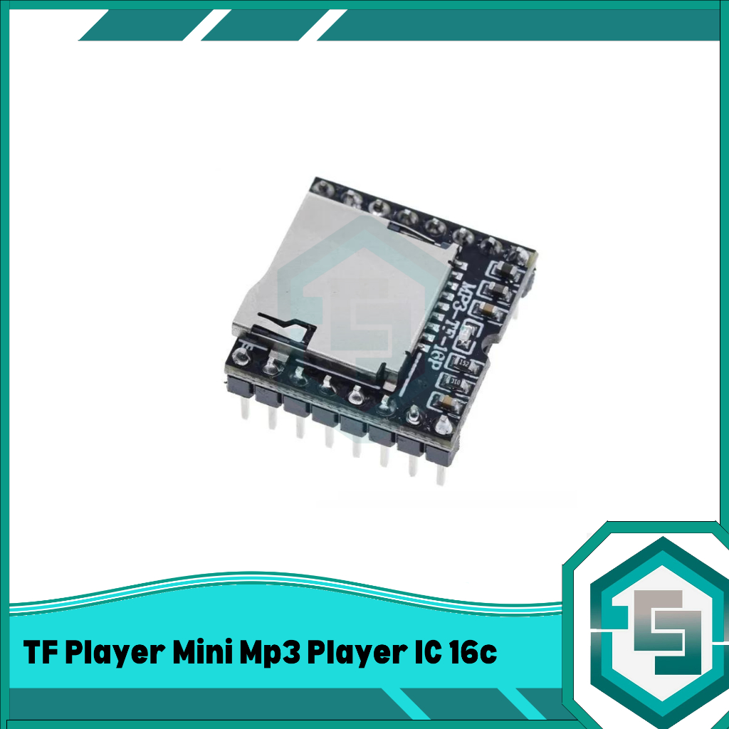 MODULE DFPLAYER DF PLAYER MINI MP3 PLAYER MODULE FOR ARDUINO MP3-TF-16P