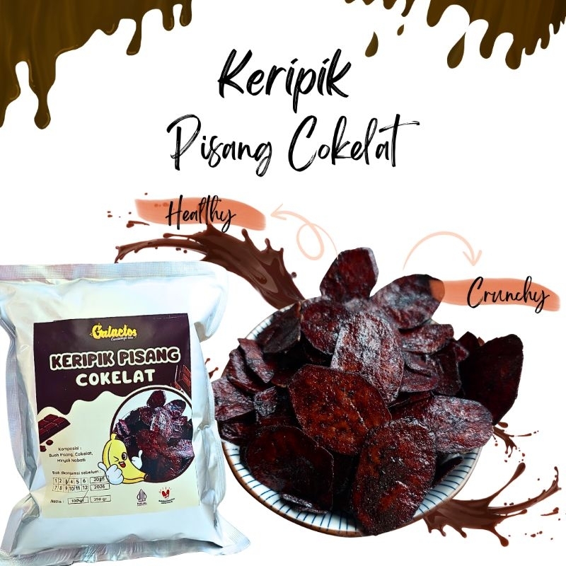 

Keripik Pisang Cokelat | Keripik pisang | Oleh-oleh kota Batu Malang