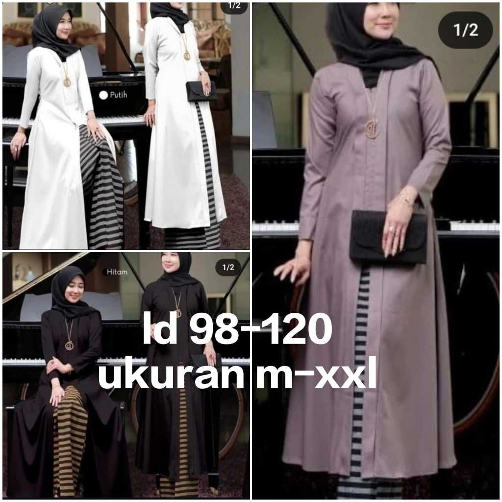 Piya midi dress wanita long tunik katun linen ni
