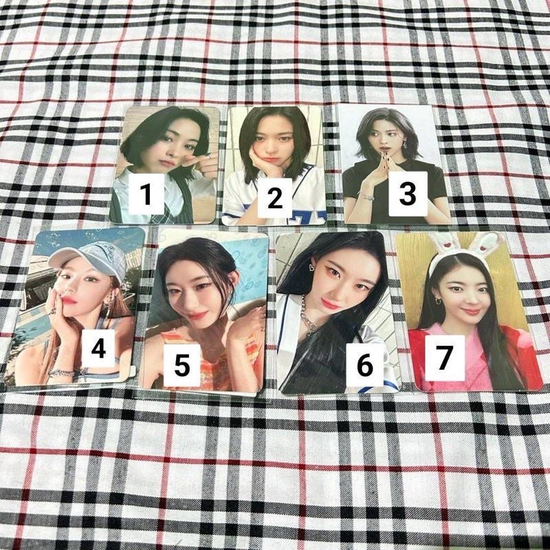 Photocard PC ITZY Kill My Doubt Cheshire Ryujin Yeji Yuna Chaeryeong Lia POB Makestar Jypshop Soundw