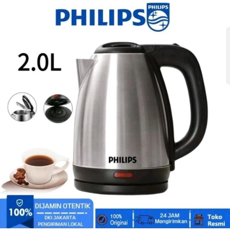 ✓PROMO TEKO LISTRIK PHILIPS ORIGINAL STAINLESS