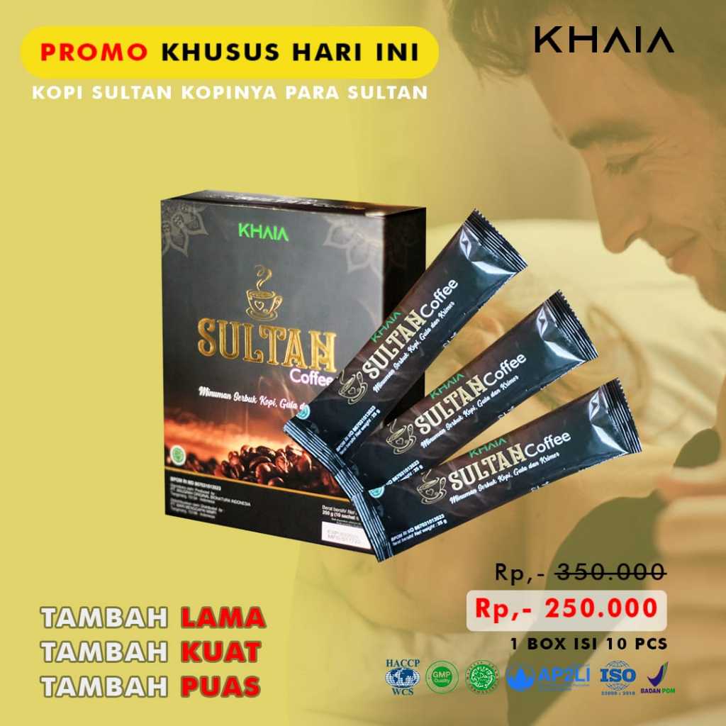 

1 BOX Sultan Coffee Original Kopi Stamina
