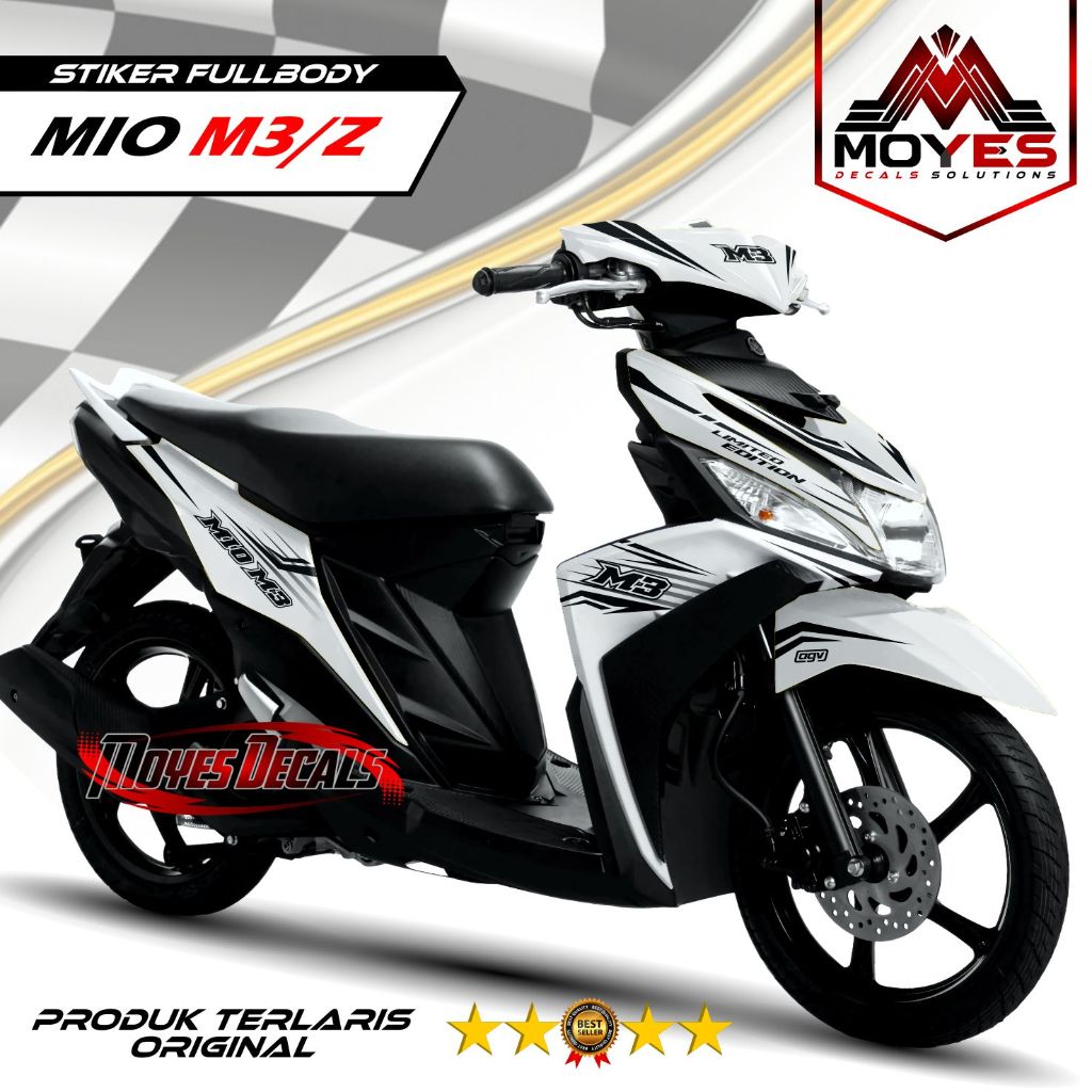 Decal Mio M3 125 Full Body Stiker Mio M3 125 Full Body Striping Mio M3 126 VIET