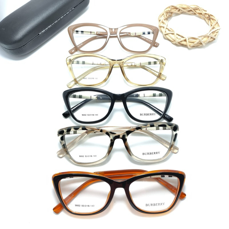 Frame/Kacamata Wanita Cat eye Terbaru 9002 Size 53.18.140- Model Terlaris Best seller