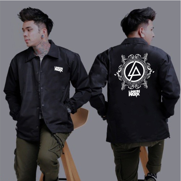 Yinyanks Jkt jacket Coach lp linkin park jacket parasut waterproof pria wanita