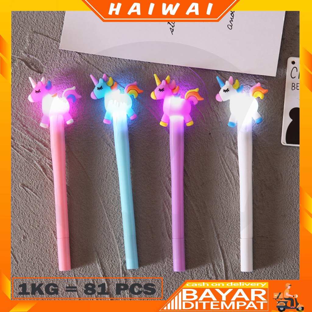 

HaiWai PENA UNICORN LED LUCU LED PULPEN UNICORN PENA KARAKTER PRODUK IMPORT MURAH U9