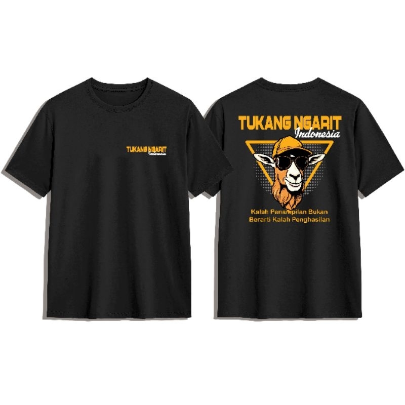 KAOS TUKANG NGARIT INDONESIA KAMBING KUNING