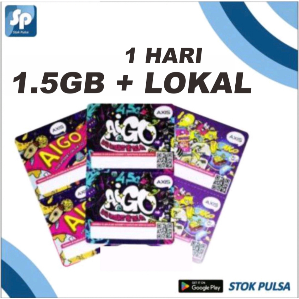 Voucher Kuota Internet Axis 1.5GB 1 Hari