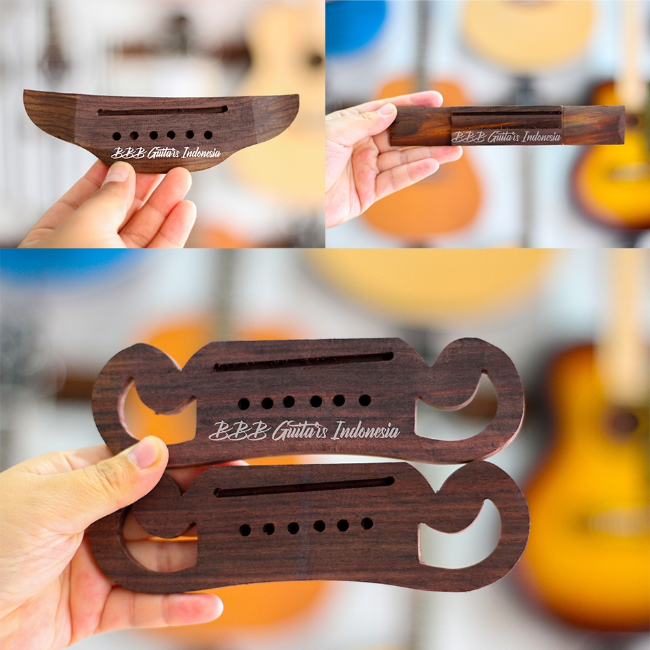 Bridge Gitar Akustik String Rosewood Model Gibson J200 Kayu Rosewood