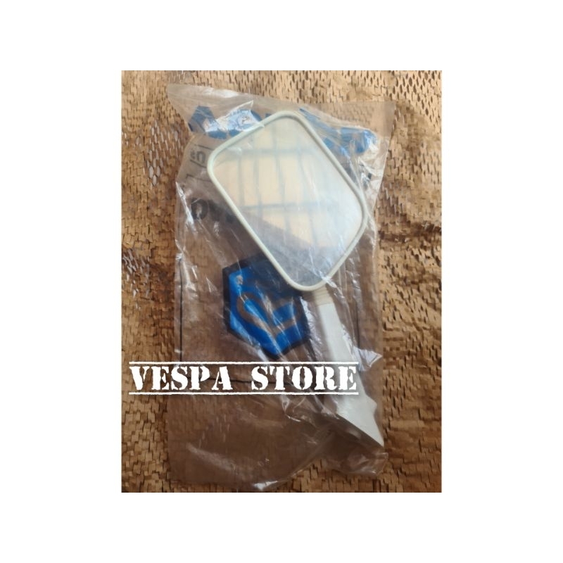 Spion kiri vespa danmotor biru nos