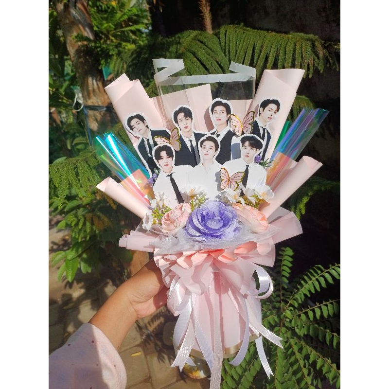 Buket Kpop (Bts/Nct/Enhypen/Custom) ver Premium