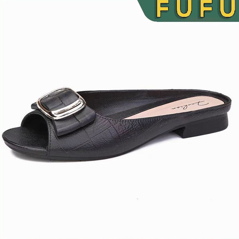 Jangan Ketinggalan order FUFU Sandal Jalan  Wedges  Sandal Slop  Sandal Wanita