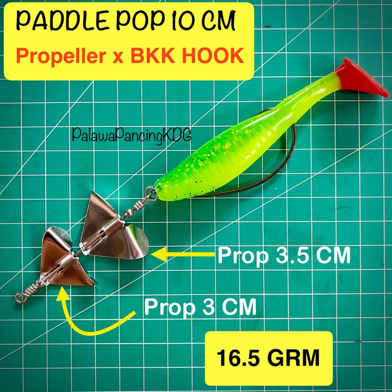 Paddle POP Rep Ozmy dengan Propeller Umpan Toman