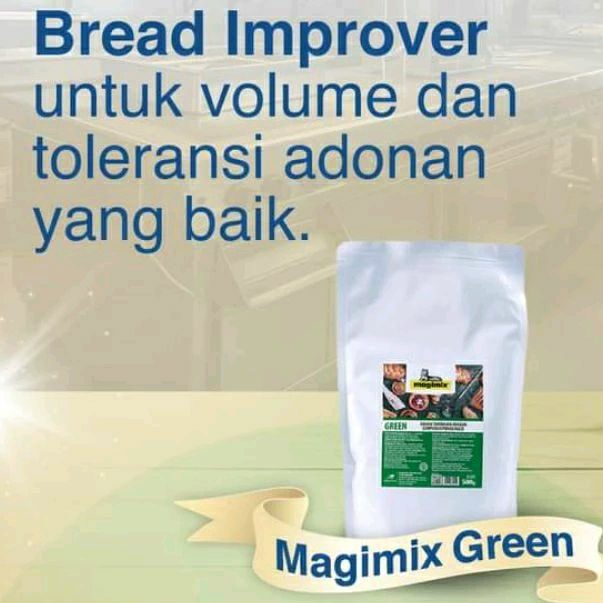 

Pengembang Roti 50gr Magimix Green Bread Improver