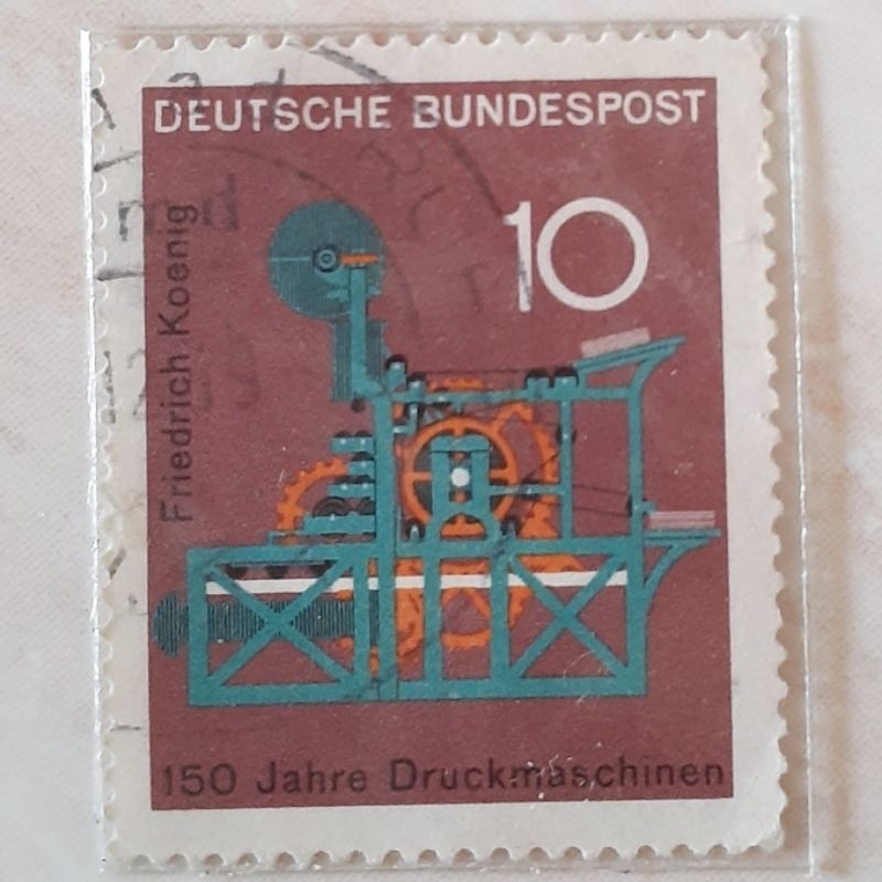 

Perangko Jerman Scientific Anniversaries (3rd series) (Koenig Printing Press) Tahun 1968