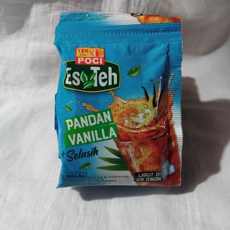 

Es Teh Poci Pandan Vanilla + Selasih (10 pcs)