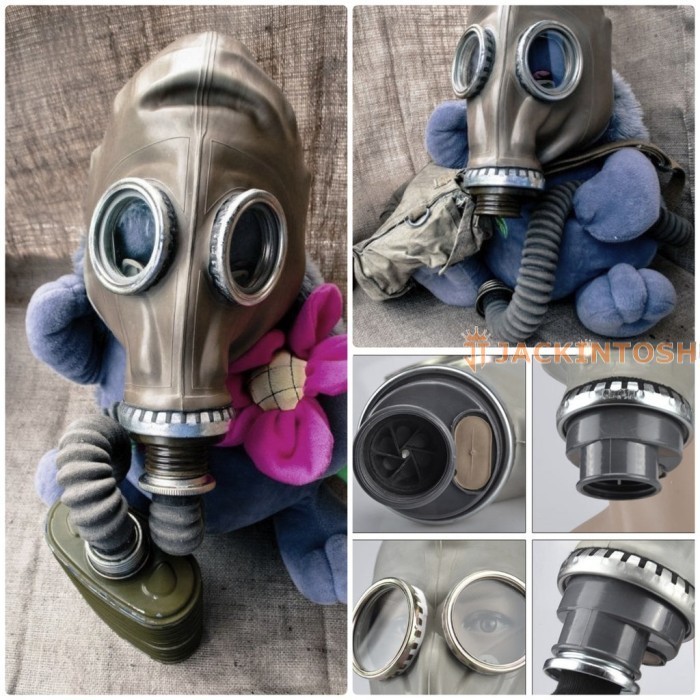 TERBARU Masker Respirator Military Russian Gas Mask Anti Chemical GP5