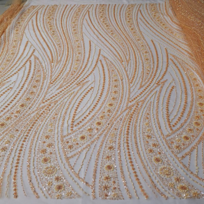 Kain Tulle Payet Full Sororschi Jepang Premium/Bakal Kebaya/gaun Pengantin/Gaun Pesta Terbaru